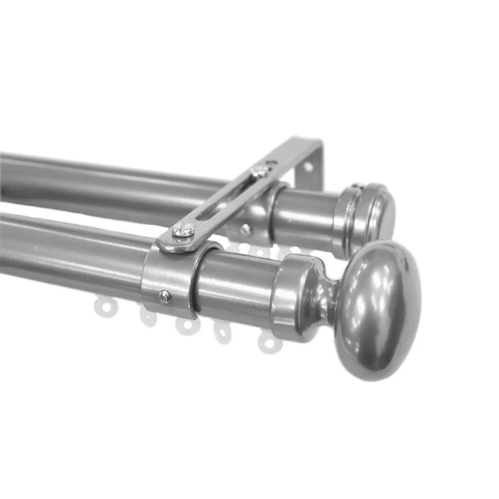 Tekno 25 Double Traverse Curtain Rod Set