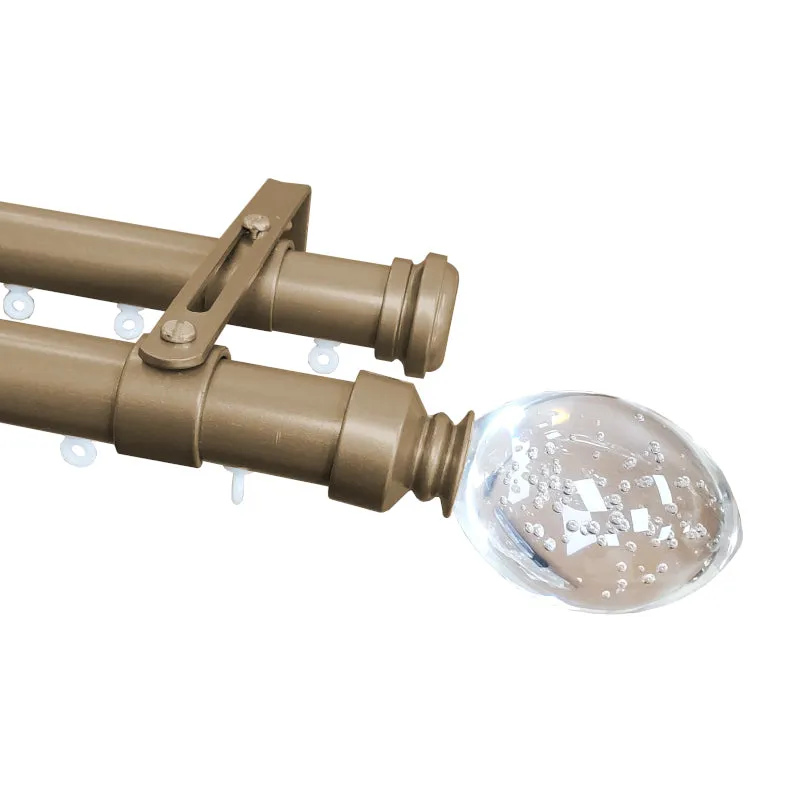 Tekno 25 Double Traverse Curtain Rod Set