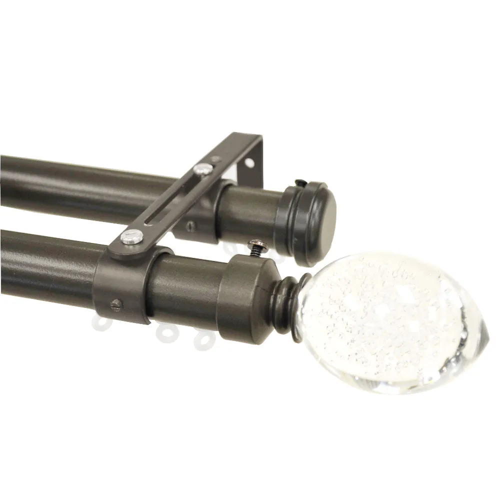 Tekno 25 Double Traverse Curtain Rod Set