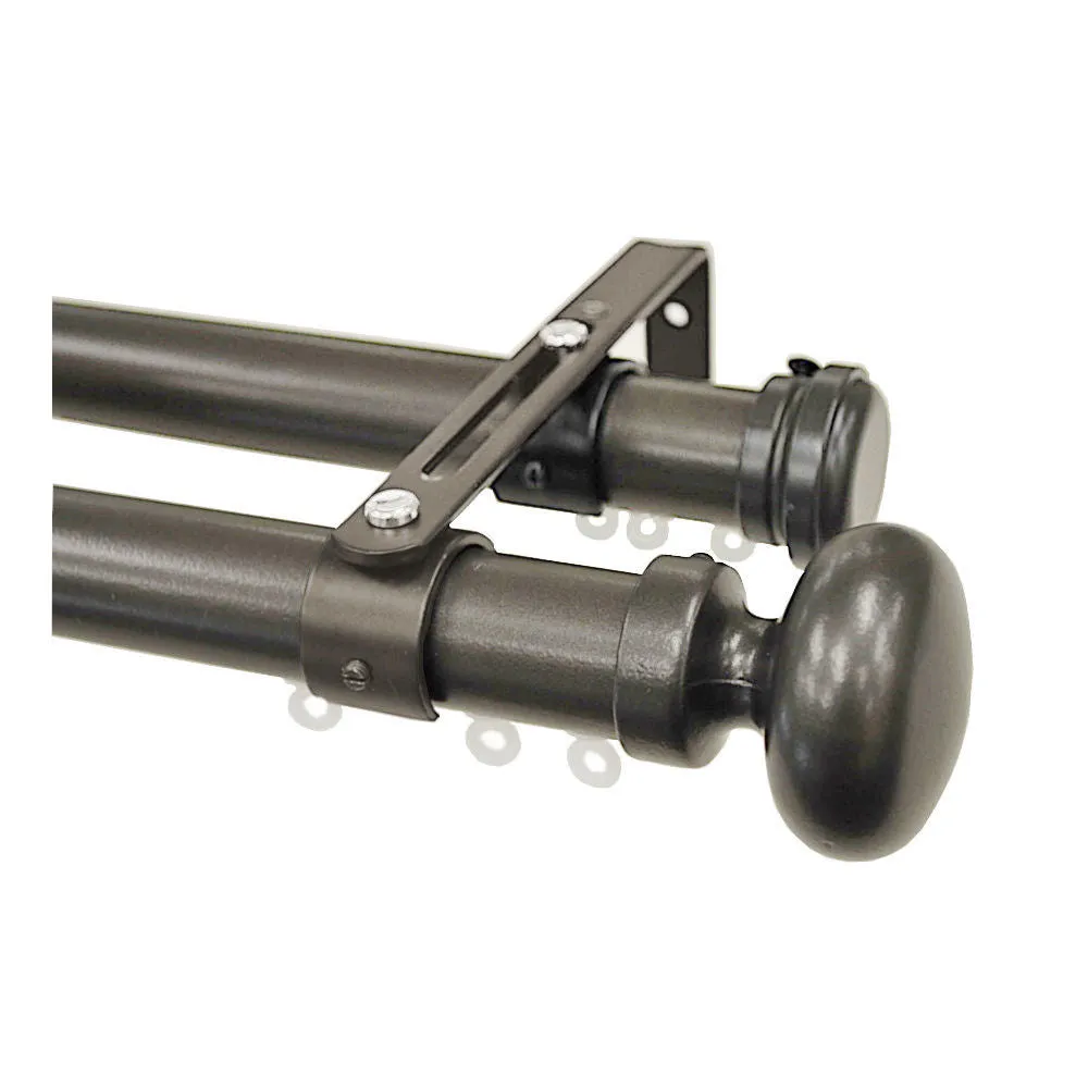 Tekno 25 Double Traverse Curtain Rod Set