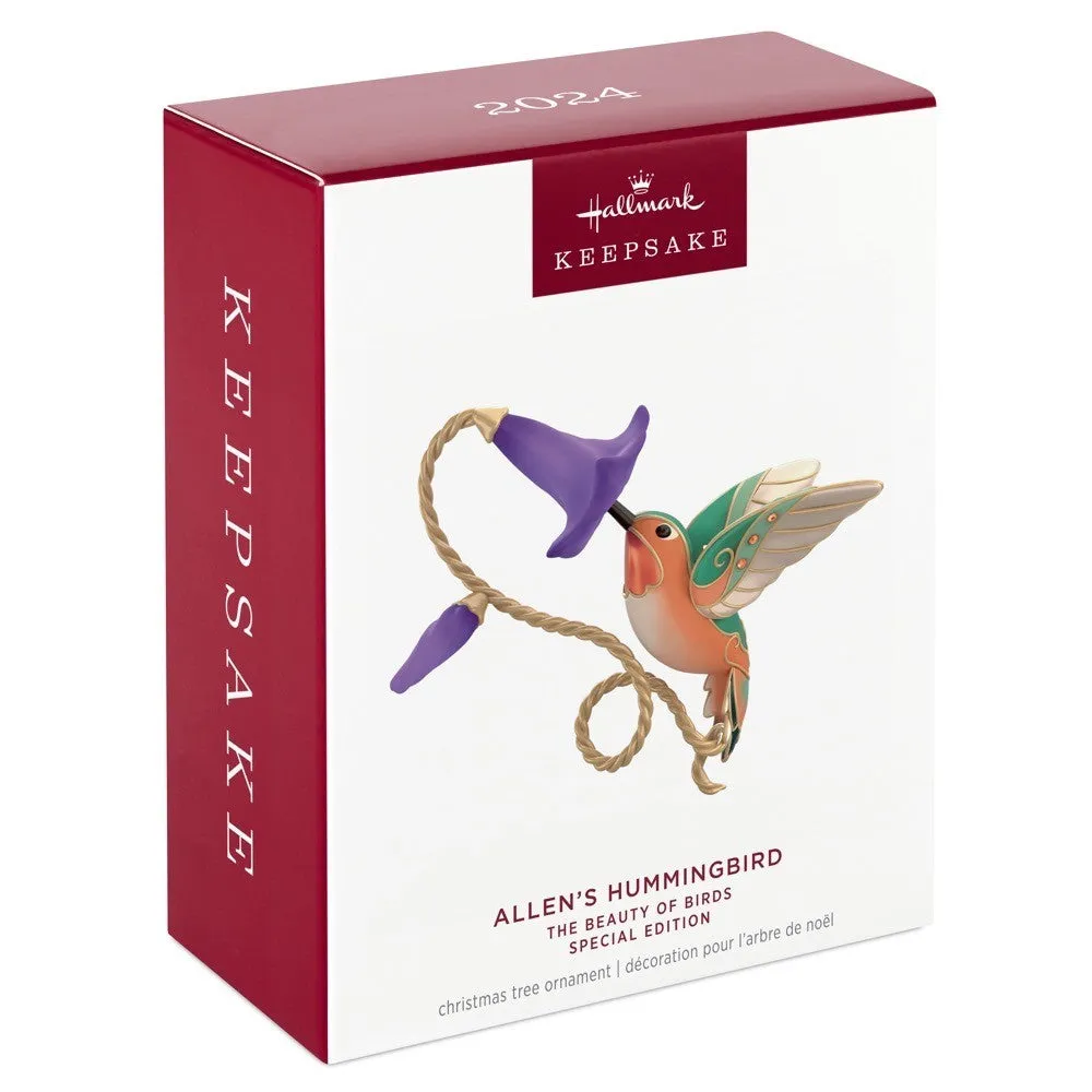 The Beauty of Birds Allen's Hummingbird Special Edition Metal Hallmark Keepsake Ornament