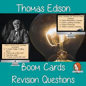 Thomas Edison Revision Questions