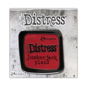 Tim Holtz - Lumberjack Plaid  - Enamel Pin