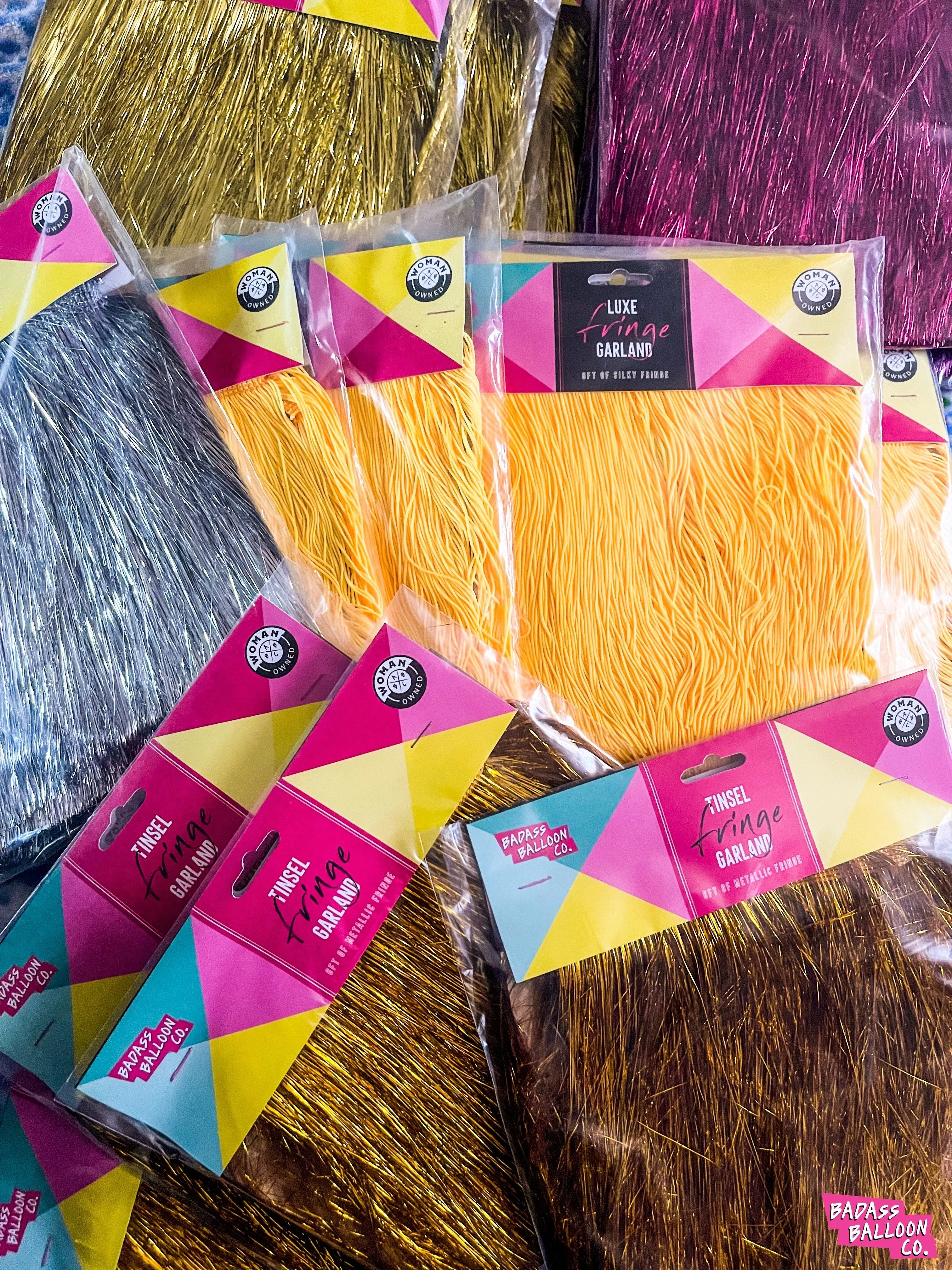 Tinsel Fringe Garlands