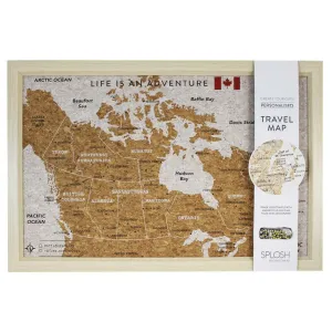 Travel Board Small Canada Map - ONLINE ONLY