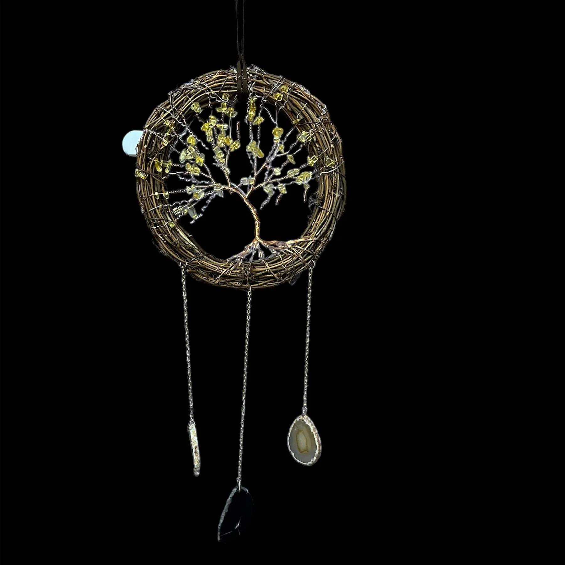 Tree of Life Dreamcatcher- Bird Nest, Light up
