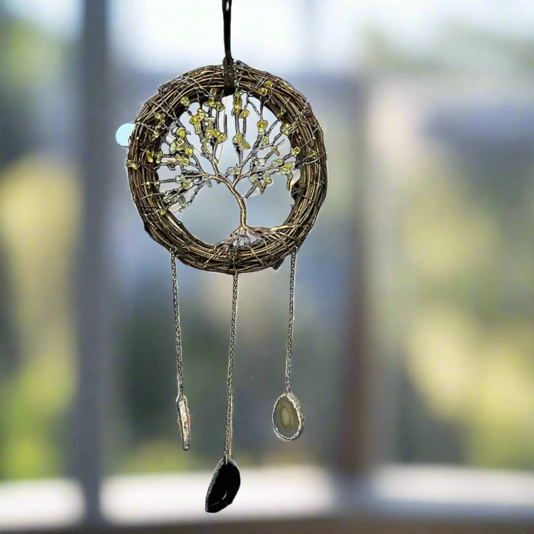 Tree of Life Dreamcatcher- Bird Nest, Light up