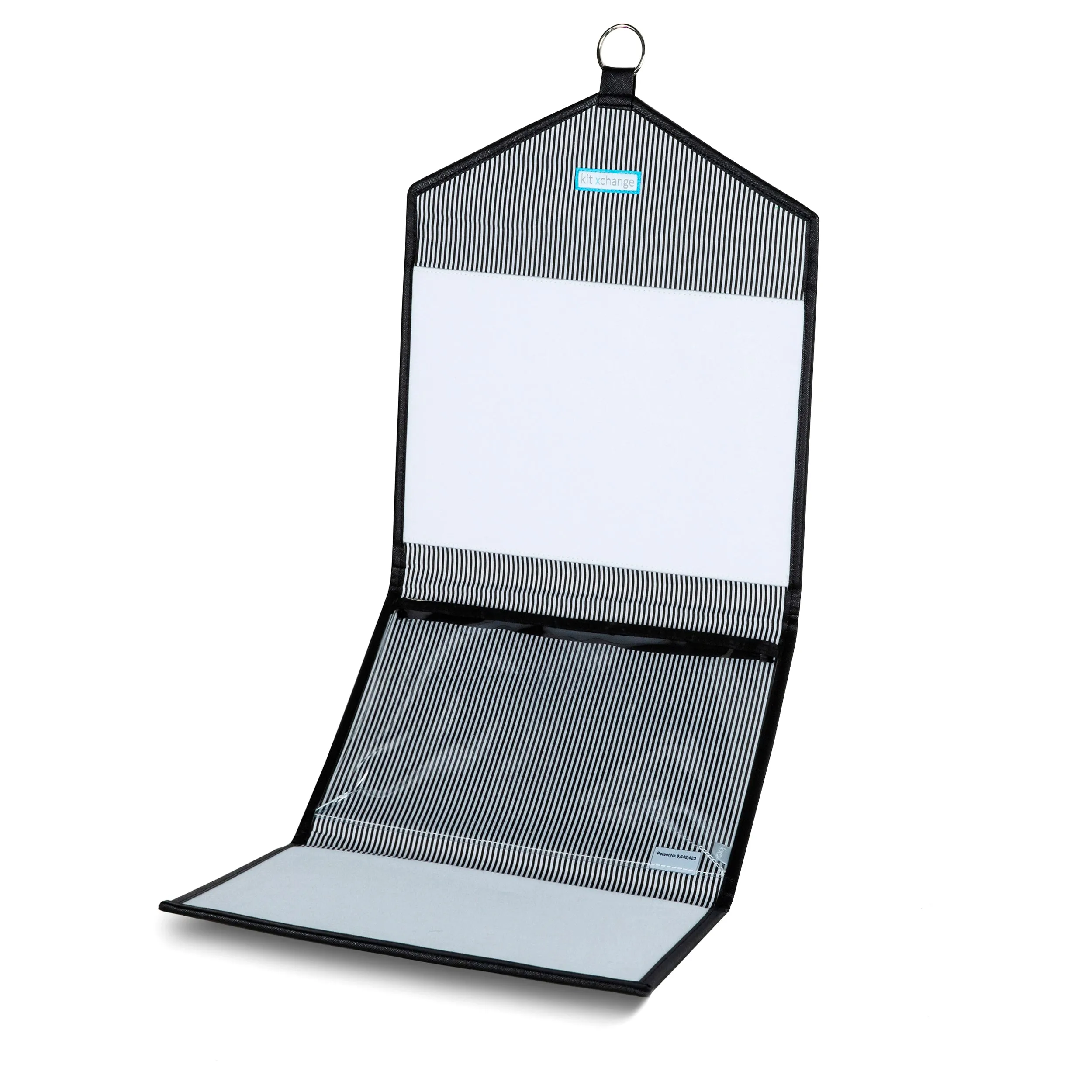Trifold Storage Envelope for Craft Supplies and Jewelry. Black