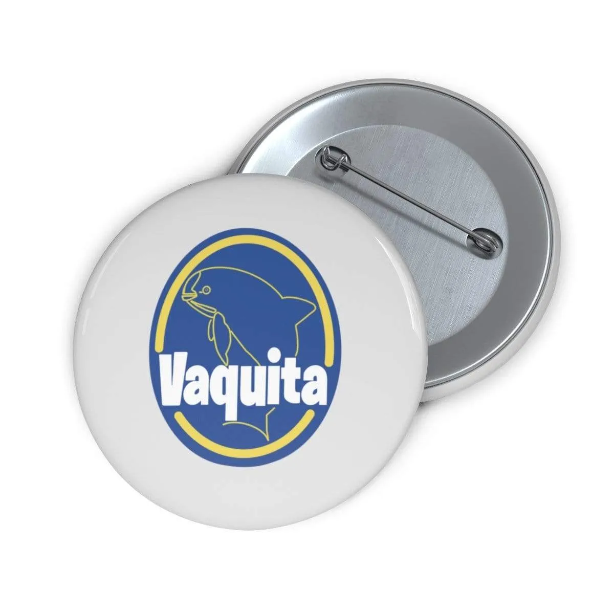 Vaquita Sticker Pin Buttons