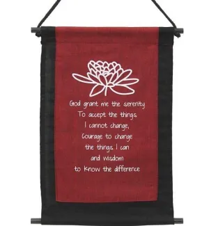 Wall Banner Serenity