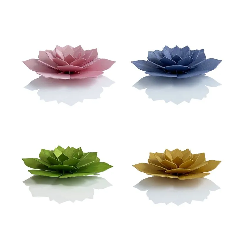 Wooden Decoration Flower, Honey Yellow